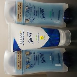 Lot of Secret Deodorants